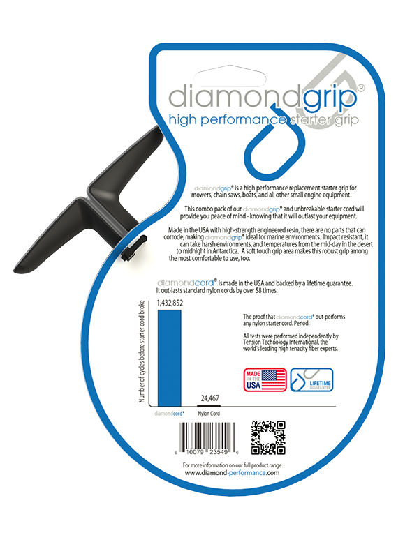 unbreakable pull cord handle | diamondgrip™