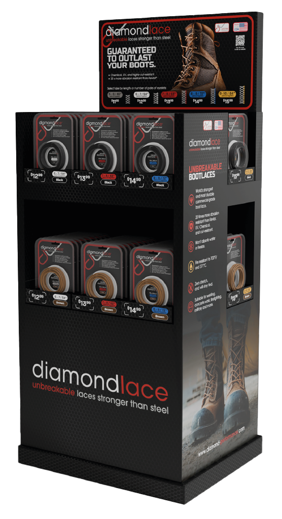 heavy duty boot laces | diamondlace™