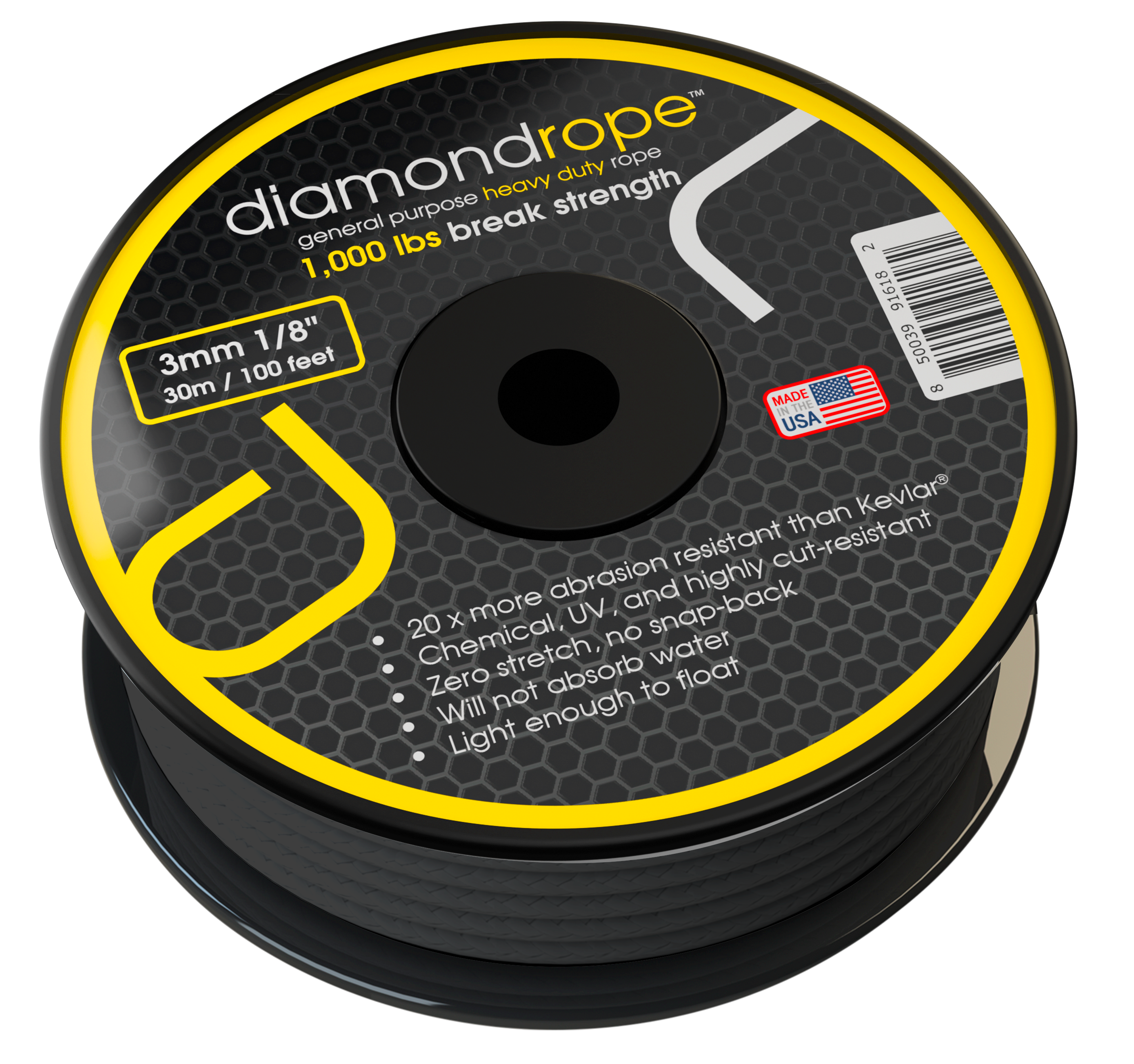 DRGP10018_DiamondRope Spool 3.0mm - 0.125in x 100 ft - 30m - Top Iso 2 - R01 (Oct-10-2024) copy 2